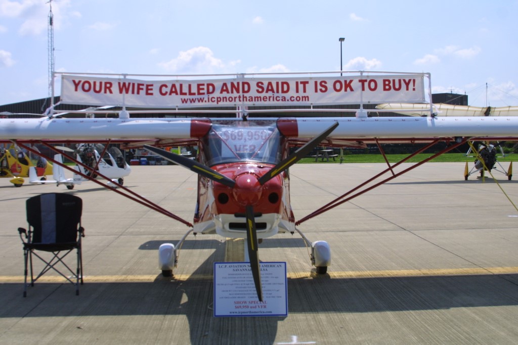 Savannah experimental amateurbuilt light sport aircraft.